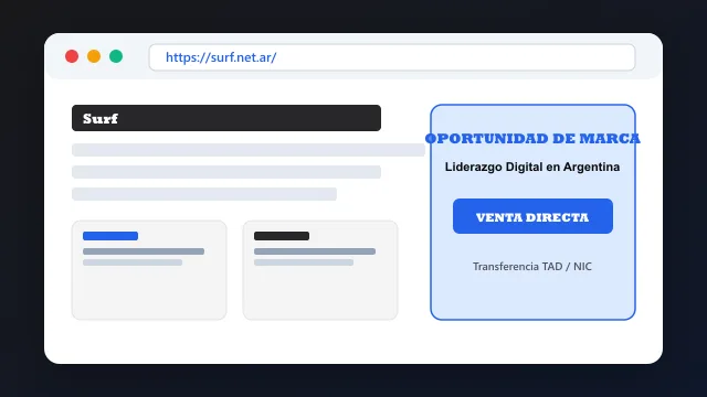 Modelo de aplicación comercial y proyectos digitales para surf.net.ar